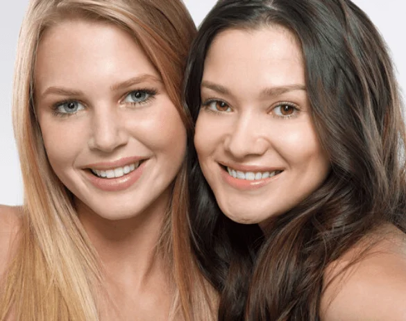 Two Women Smiling