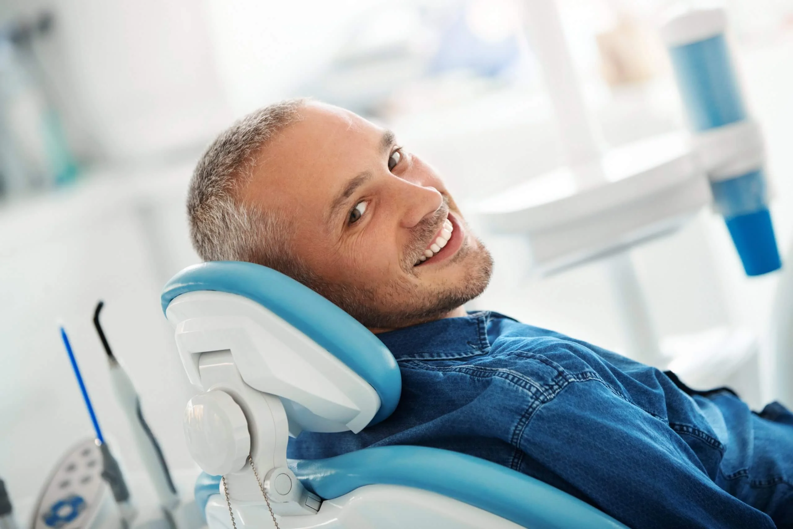 Man on Dentist Chair